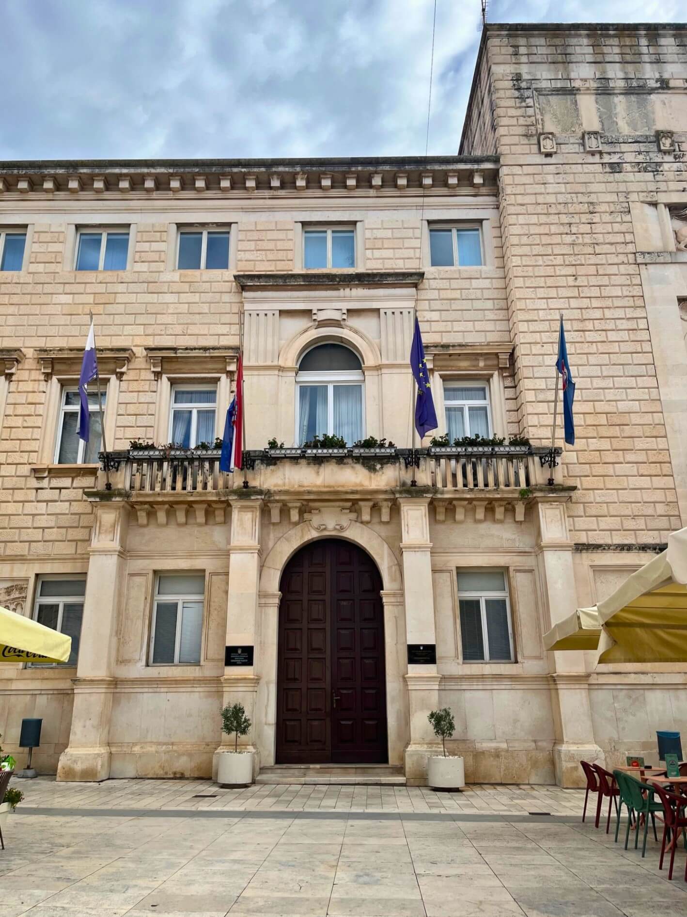 City Hall Building at the People's Square (Narodni trg) in Zadar
